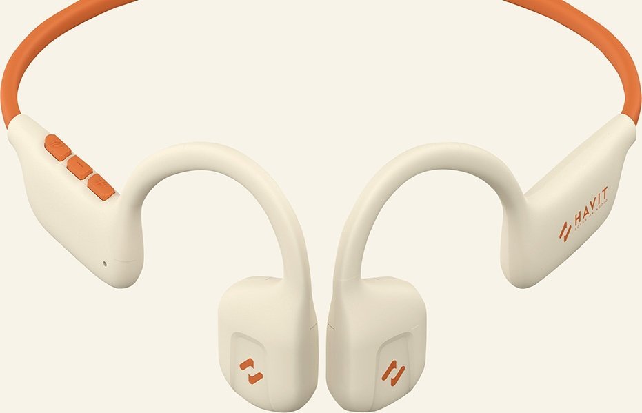 Kufje Bluetooth Havit E510BT Freego1 Air, open ear, Bluetooth 5.3, bezhë