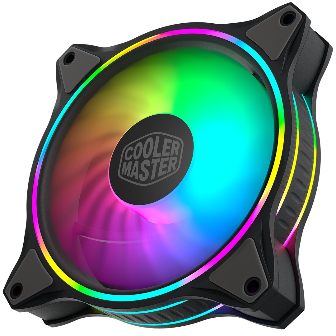 Ftohës Cooler Master MasterFan MF120 Halo, 12 cm, i hirtë / i zi