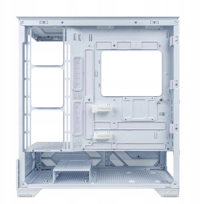 Kuti kompjuteri Valkyrie VK03 LCD, ATX, panel LCD, e bardhë