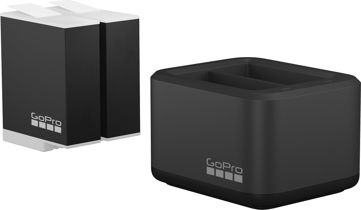 Karikues baterish GoPro Dual, me 2 bateri Enduro, i zi