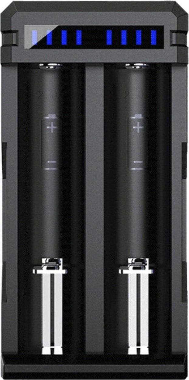 Karikues baterish XTAR SC2, 2 slote, max 3A, i zi