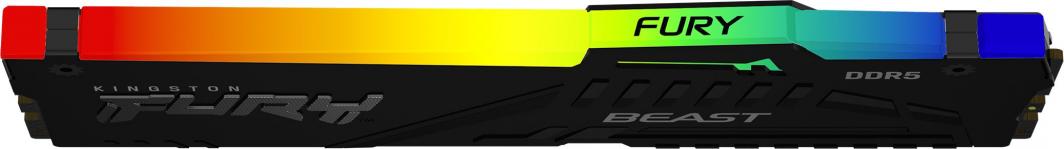 Memorie Kingston Fury Beast RGB, DDR5, 64 GB, 5600 MHz, CL40, KF556C40BBAK2-64