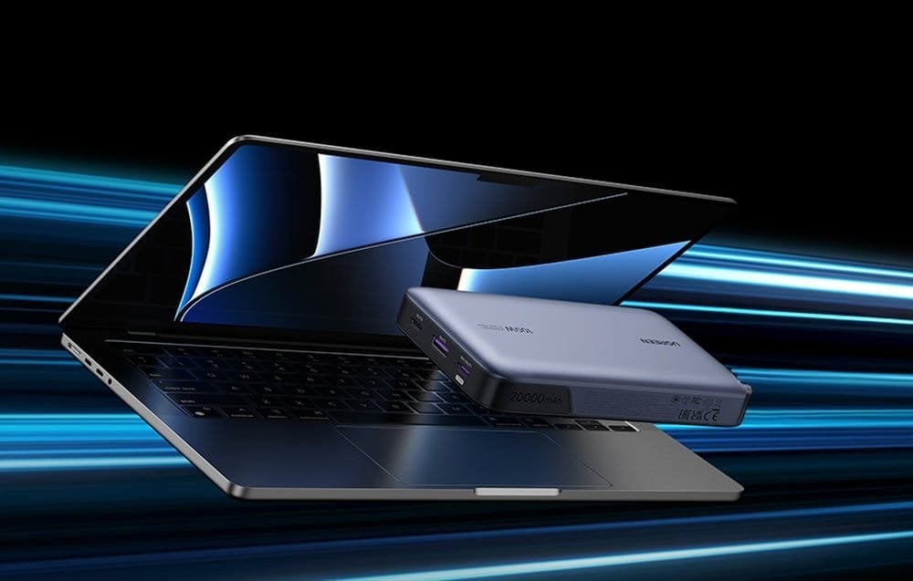 Karikues portativ Ugreen 25188, 20000mAh, PD 100W, gri