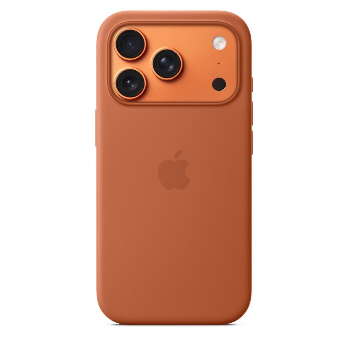 Apple iPhone 17 Pro Silicone Case with MagSafe, Terra Cotta