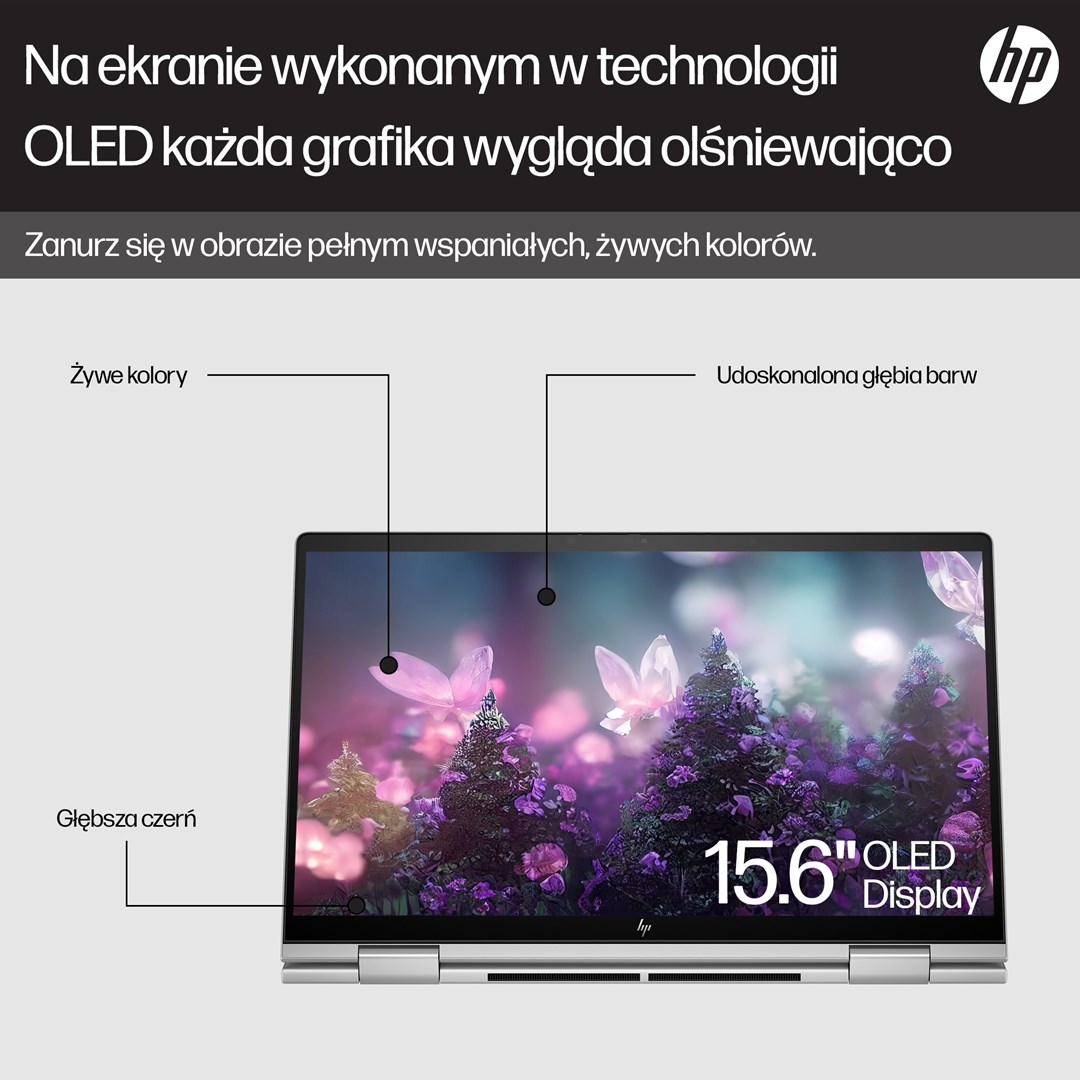 Laptop HP ENVY x360 15-fe0015nw , 15.6", Intel Core i5 1335U, 16 GB RAM, 512 GB SSD, i argjendtë