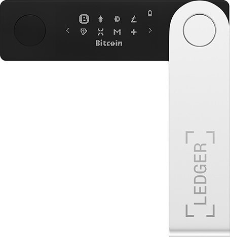 Pajisje për kriptovaluta Ledger Nano X, e zezë