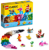 Set LEGO® Classic 11018 Creative fun in the ocean, 333 pjesë