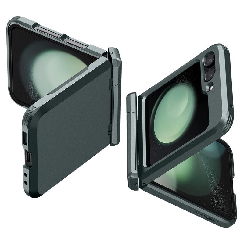 Mbështjellëse për Samsung Galaxy Z Flip5 Spigen Tough Armor, e gjelbër