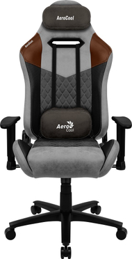 Karrige lojërash Aerocool DUKE AeroSuede, 150kg, 90-180°, e zezë/e kaftë/e hirtë