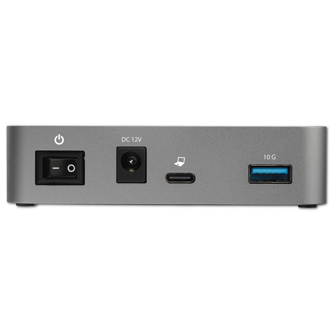 Qendër USB Startech, 4 porte, USB-C, 10Gbps, e zezë