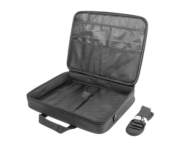 Çantë dore për laptop Natec DOBERMAN, 15.6", e zezë