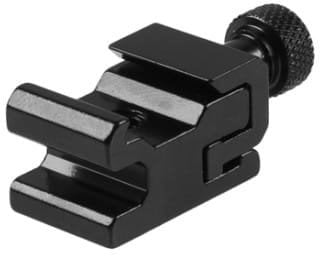 Adapter cold shoe GlareOne, filetë 1/4"-20, alumin, i zi
