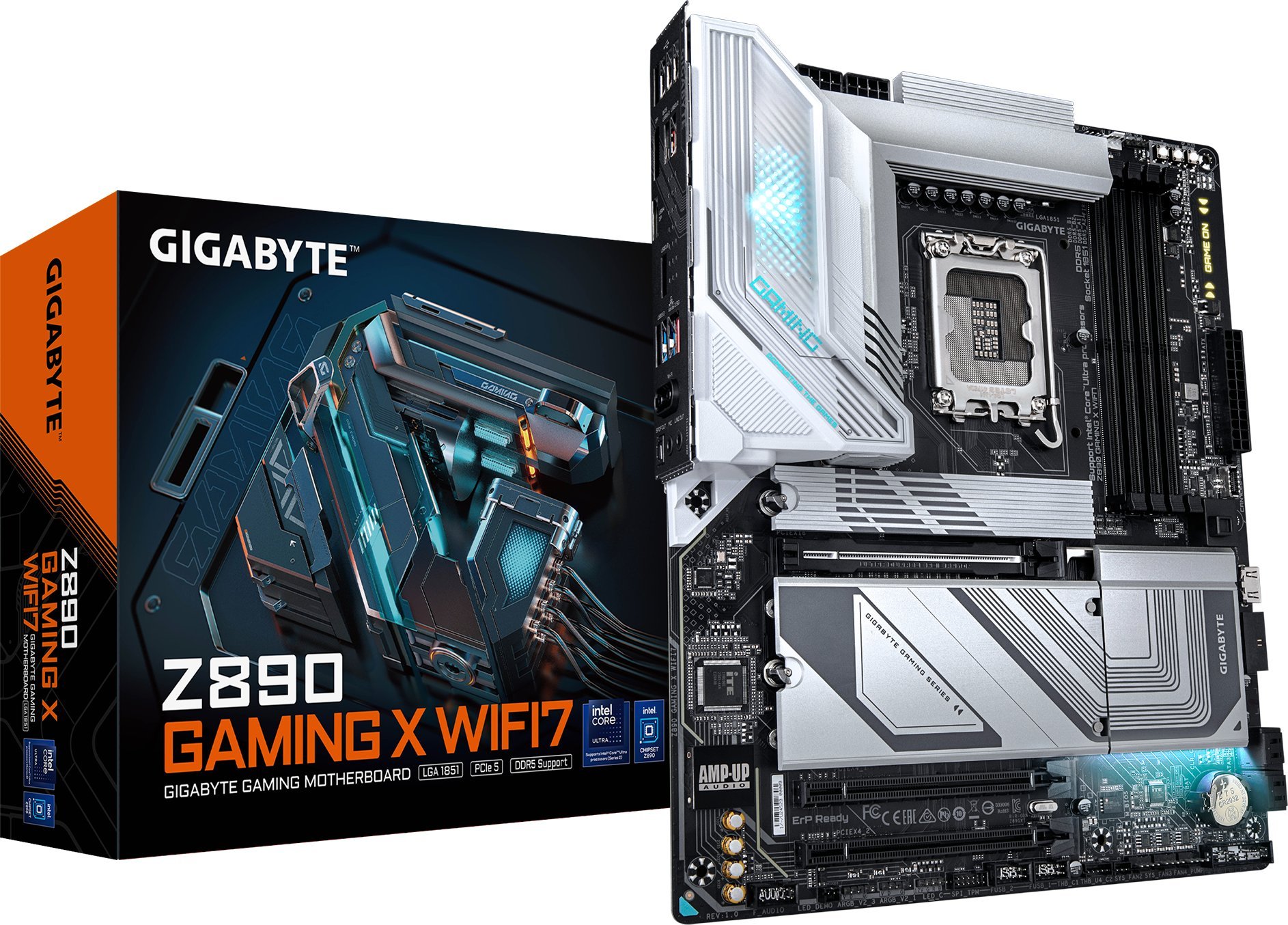 Pllakë amë Gigabyte Z890 Gaming X WiFi 7, DDR5, PCIe 5.0, ATX