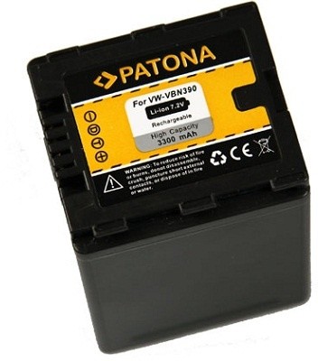 Bateri Paton për Panasonic VW-VBN390 3300mAh Li-Ion