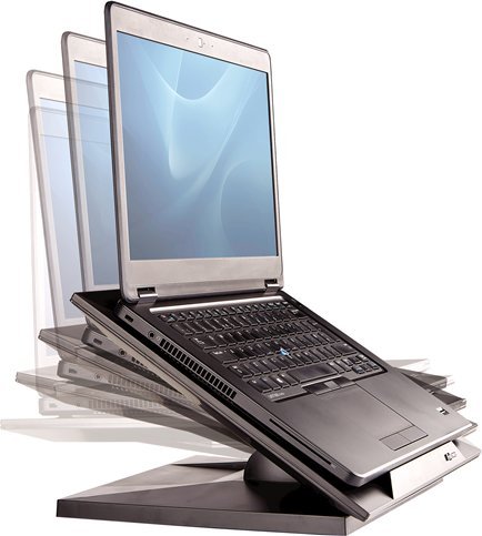 Mbajtëse laptopi Fellowes Designer Suites 8038401, deri 17", e rregullueshme, e zezë