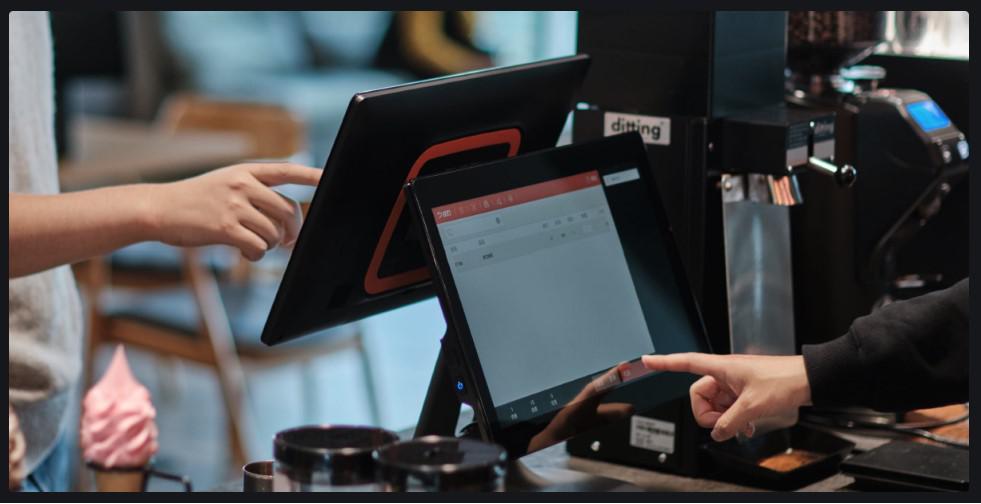 Sistem POS SUNMI T2 Lite L1573, ekran 15.6" me prekje, 4GB RAM 64GB, zi portokalli