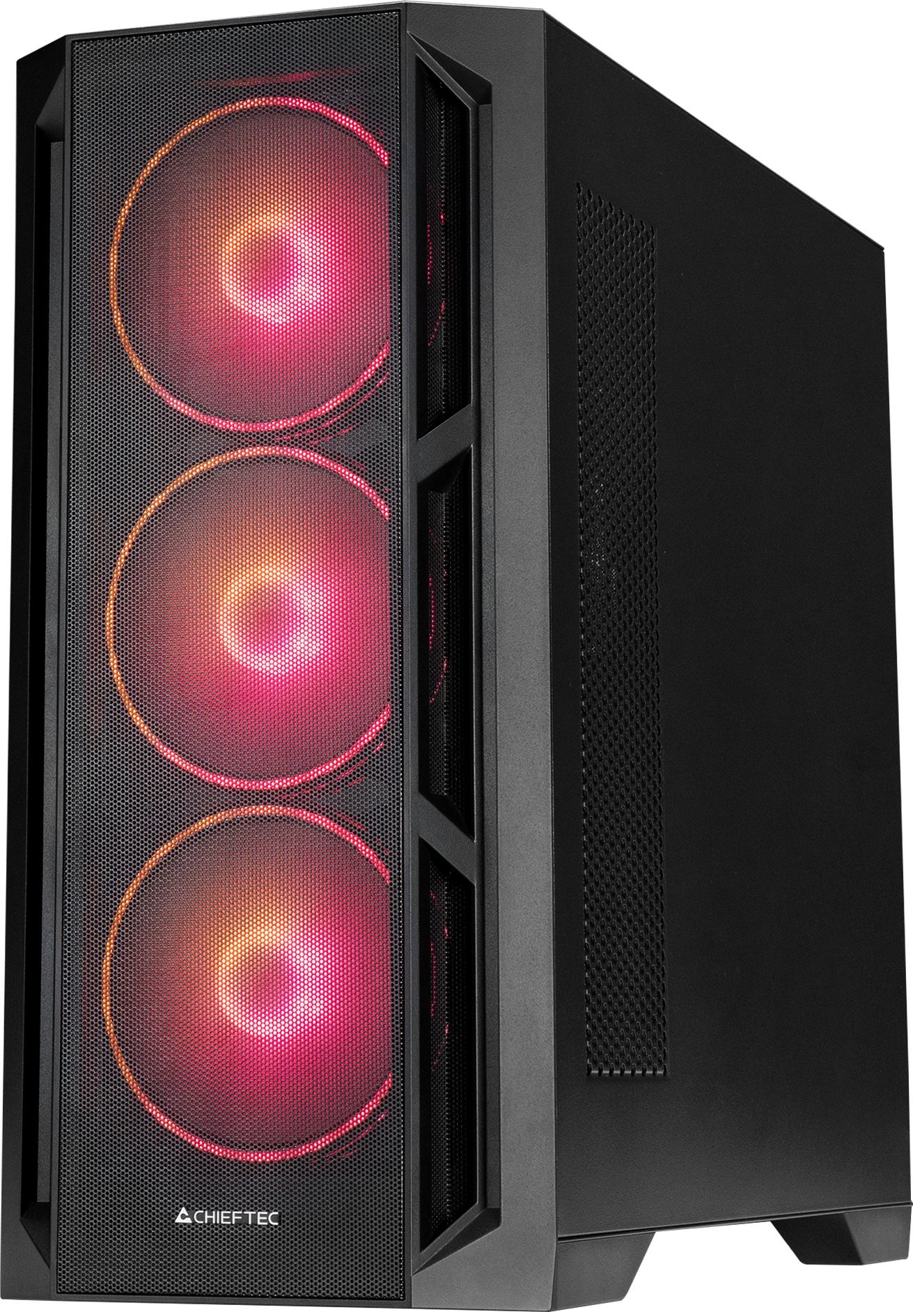 Kuti kompjuteri Chieftec GA-01B-L-OP APEX LUMO, ATX, RGB, e zezë
