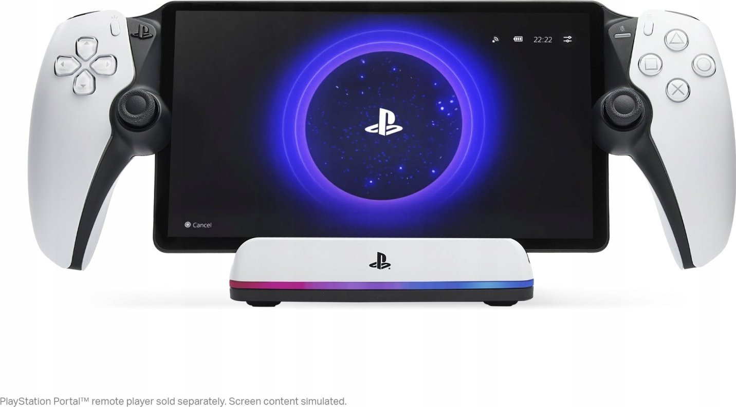 Stacion karikimi PowerA për PlayStation Portal Remote Player Lumectra, RGB, USB C, i bardhë