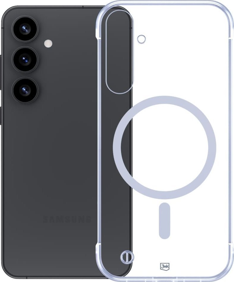 Mbulesë 3MK Just20g MagCase për Samsung Galaxy S25 Plus, MagSafe, e zezë