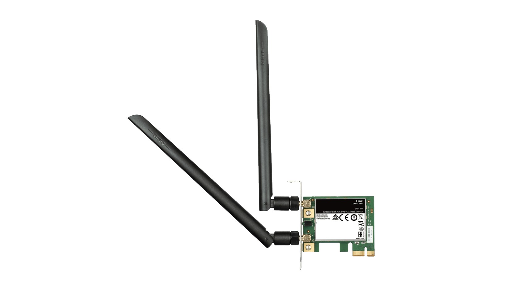 Përshtatës rrjeti D-Link DWA-582, 802.11n Dual Band, PCIe, i zi