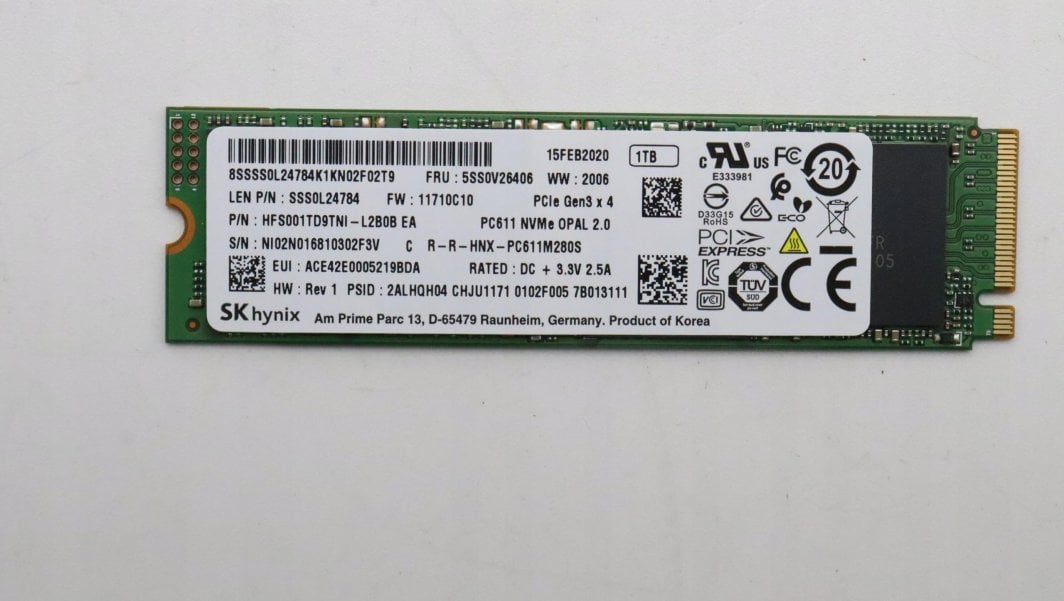 Disk i jashtëm SSD Lenovo M.2, PCIe, NVMe