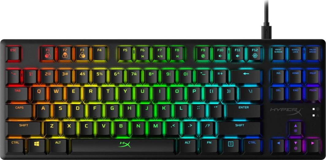 Tastierë HyperX Alloy Origins CORE HyperX Aqua, US, e zezë