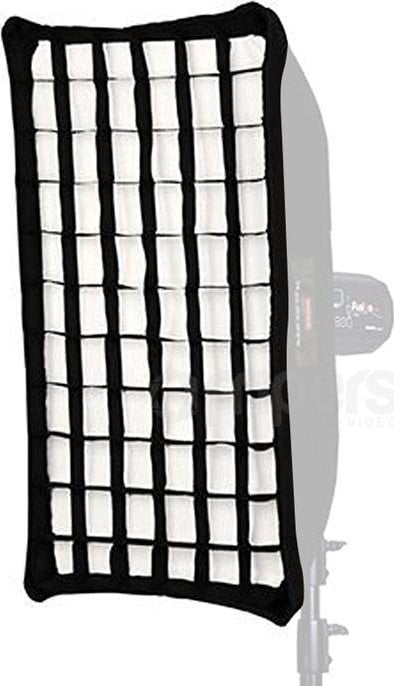 Саќе мрежа за стрипбокс Hensel, 30x90cm, црна