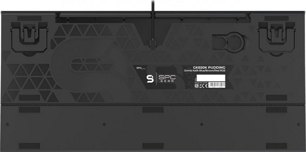 Tastierë SPC Gear GK650K Omnis Kailh Brown RGB Pudding Edition (SPG119), e zezë
