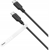 Kabllo USB C në USB C Yenkee YCU C115, 1.5m, silikon, i zi