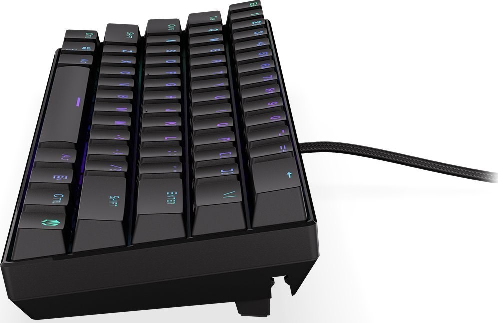 Tastierë mekanike Endorfy Thock Compact, USB, Kailh Red, RGB, e zezë