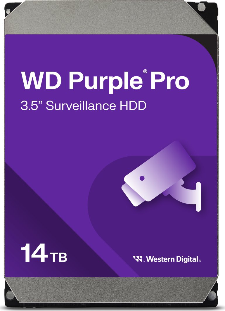 Disk për server WD Purple Pro 14TB, 3.5", SATA III, 6Gb/s, vjollcë