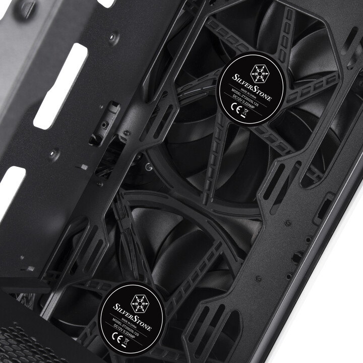 Kasë kompjuteri SilverStone SETA A1, RGB, TG, e hirtë / zezë