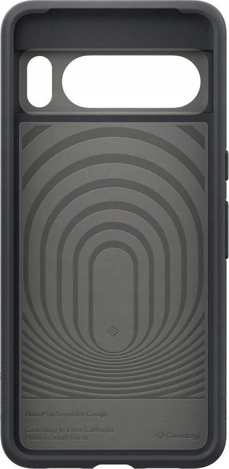 Mbulesë telefoni Spigen Caseology Nano Pop për Google Pixel 8 Pro, TPU fleksibël, standard ushtarak, e zezë gri