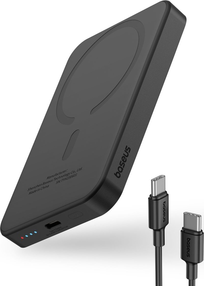 Powerbank Baseus Magnetic Mini, 5000mAh, 20W, i zi