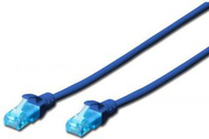 Kabllo patchcord Digitus U/UTP, Cat 5e, 0.5m, e kaltër Kabllo patchcord Digitus U/UTP, Cat 5e, 0.5m, e kaltër