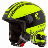 Kaska moto Cassida Metropolis + Visor, ECE 22.06, madhësia XXL, e zezë