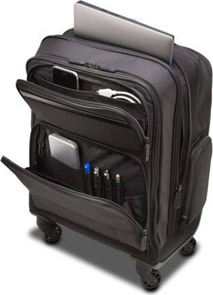 Çantë laptopi Kensington Contour 2.0 Pro Spinner, 17", me rrota, e zezë