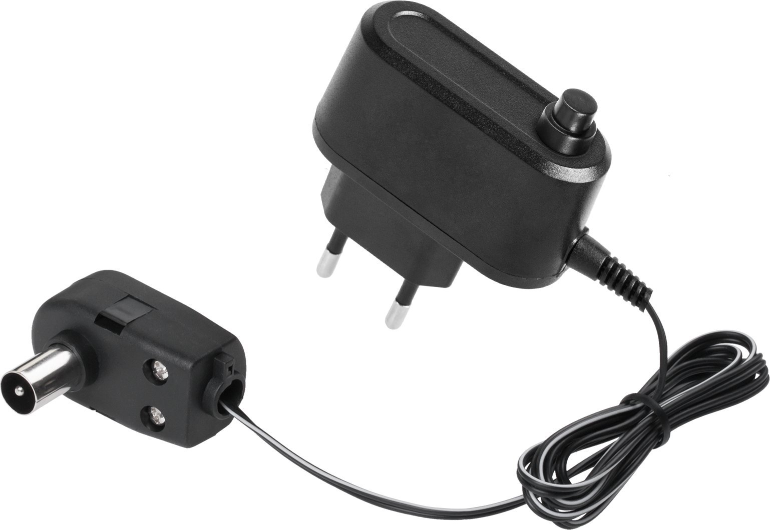 Напојување за антена Rebel URZ1192R, 5 12V прилагодливо, 100 240V, црно