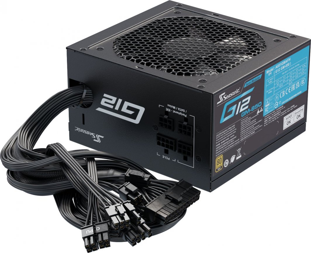 Burim energjie SeaSonic G12 GM G12-GM-850 ATX, 850W