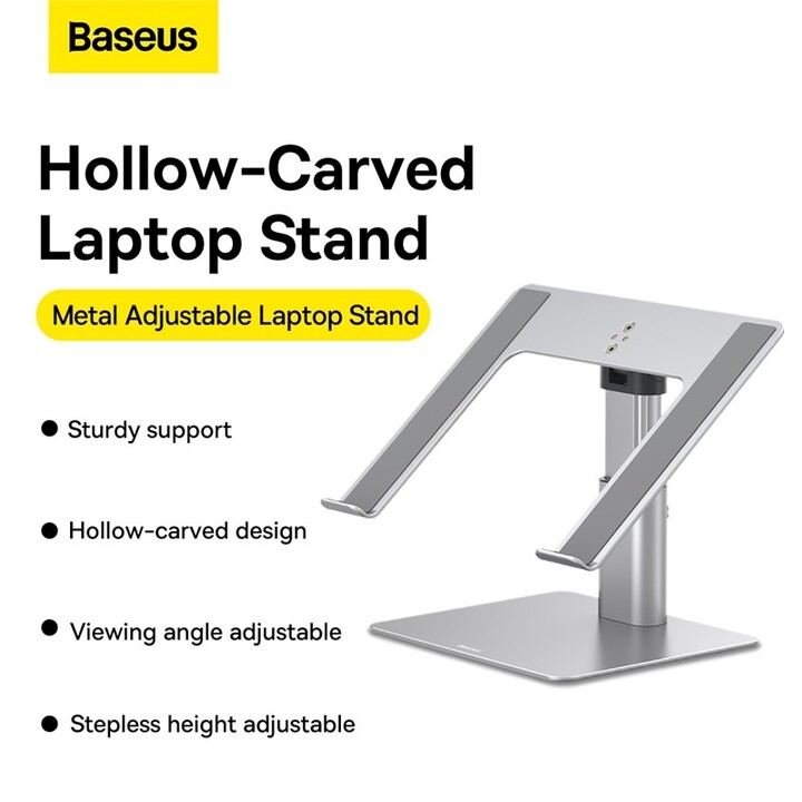 Mbajtëse laptopi Baseus, e argjendtë