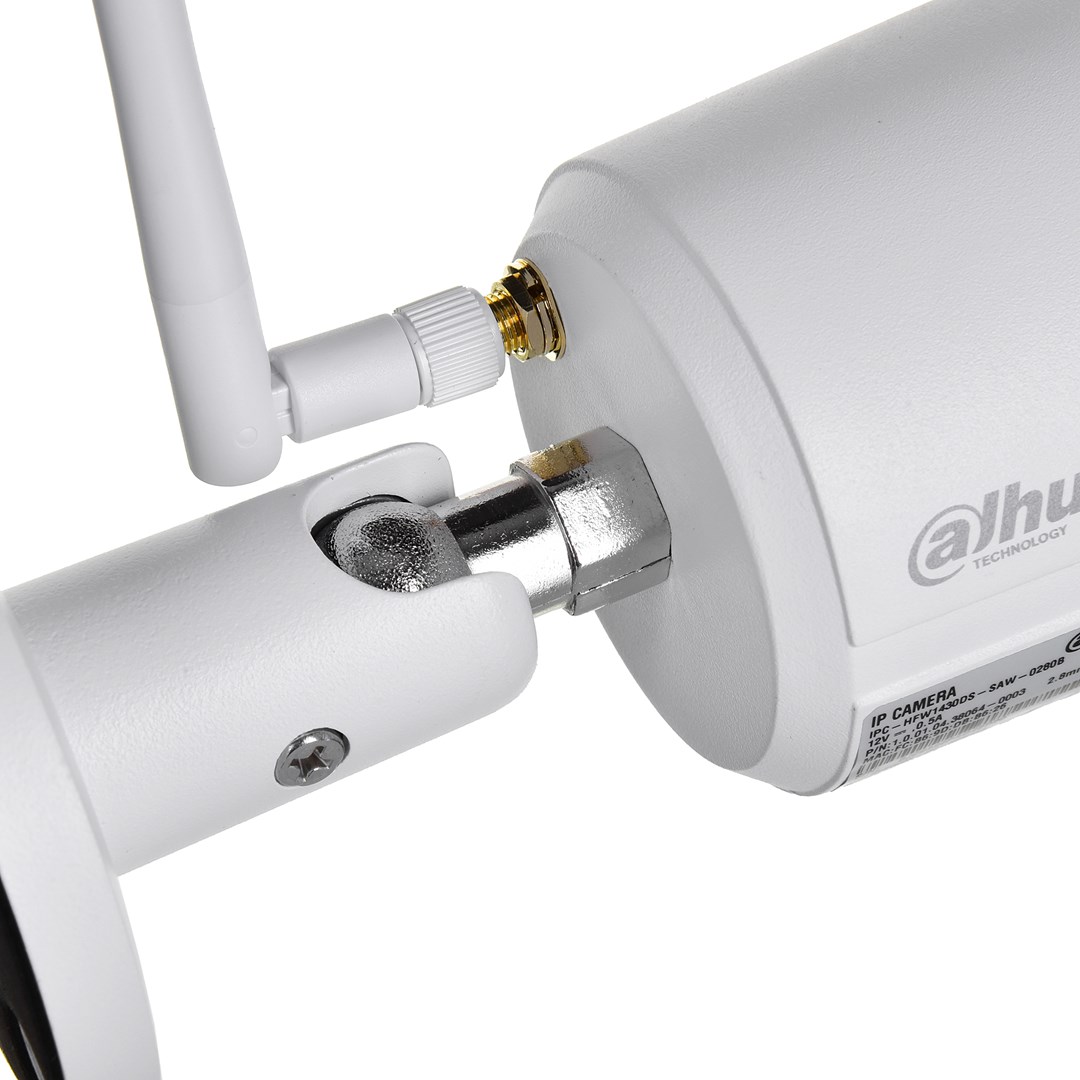 Kamera IP Dahua IPC-HFW1430DSP-SAW-0280B, 4MP, e bardhë