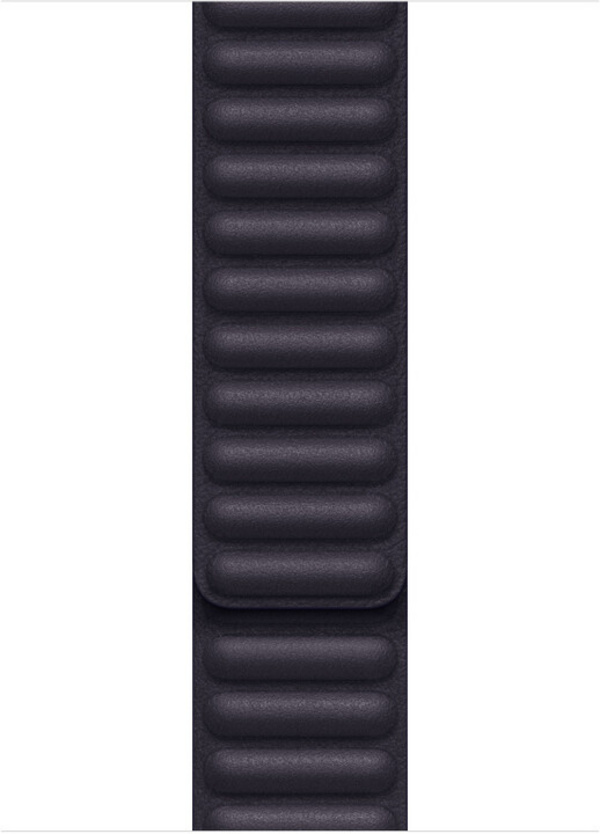 Apple Watch 45mm Band, Ink Leather Link - M/L