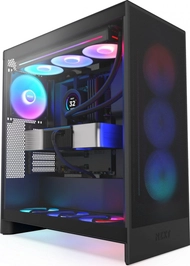 Kasë Nzxt H7 Flow RGB, e zezë, Midi Tower Kasë Nzxt H7 Flow RGB, e zezë, Midi Tower