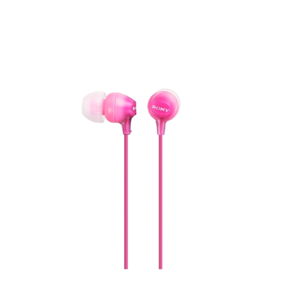 Слушалки in-ear Sony MDR EX15LPPI, со кабел, розова