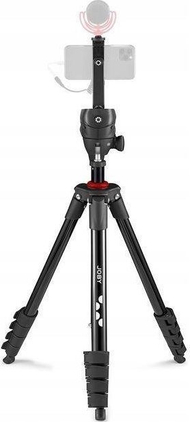 Tripod për kamera dhe smartphone Joby Compact Action Kit, lartësi 155 cm, mbajtëse GripTight 360°, i zi