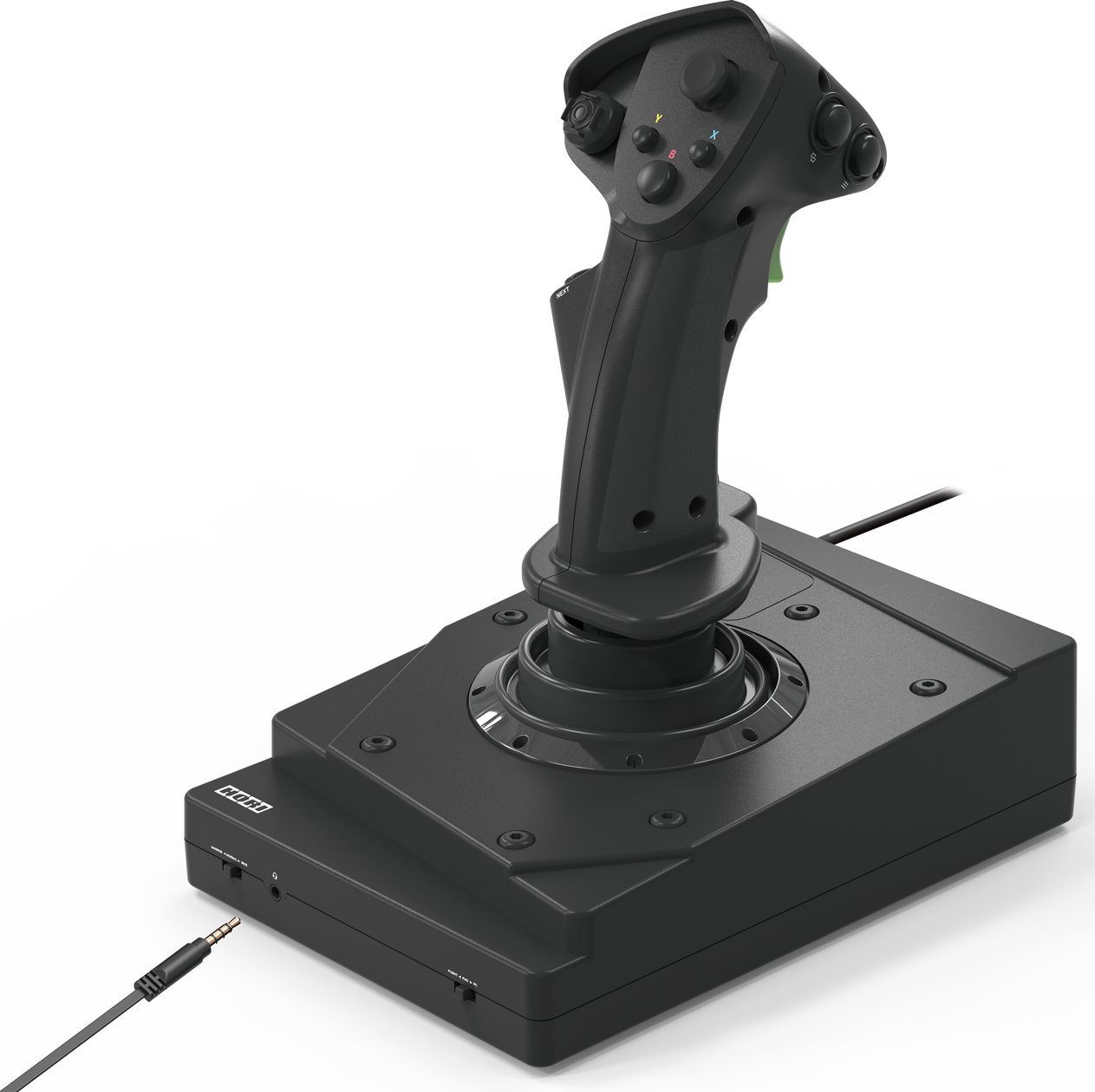 Joystick Hori XS Flight Stick MBS-015U, USB, për PC dhe Xbox, i zi
