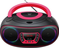 Radio CD Denver TCL-212BT, Bluetooth, USB, rozë