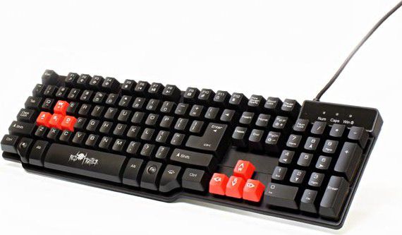 Tastierë Red Fighter K1, EN, e zezë