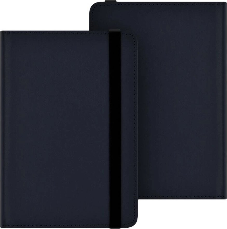 Këllëf me dorezë për Kindle Paperwhite 6", lëkurë eko, funksion auto sleep wake, blu navy