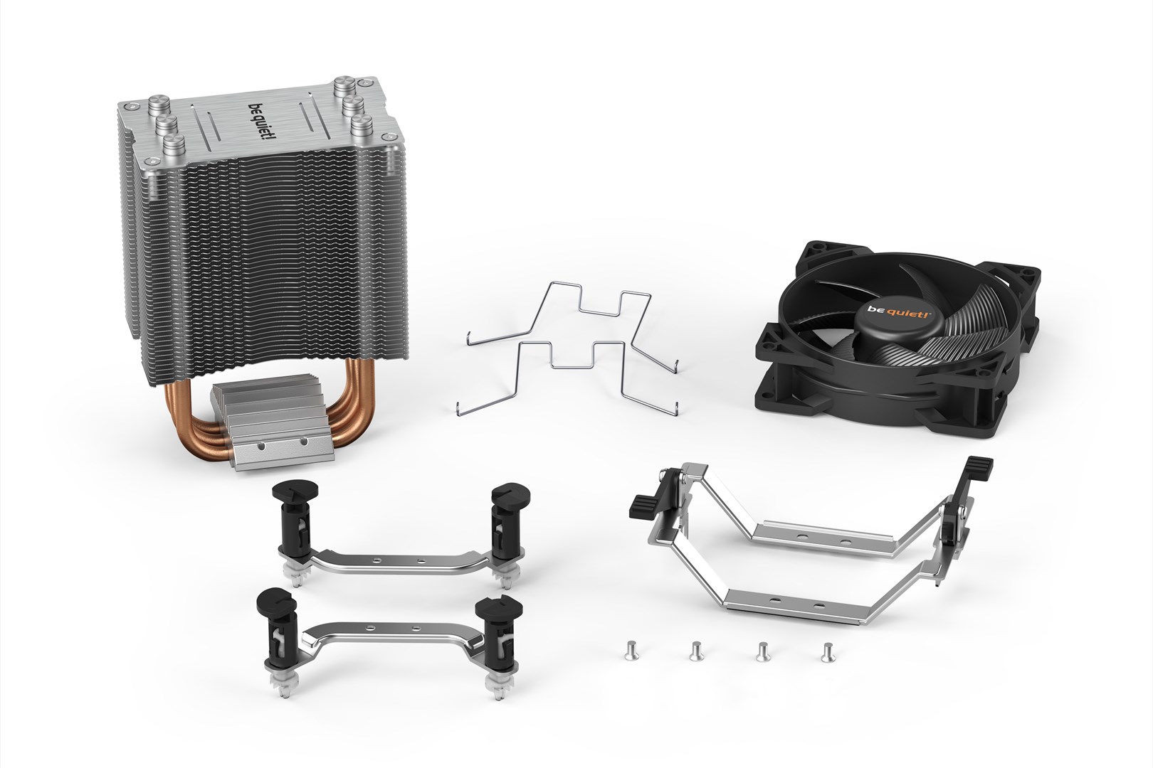 Ftohës për procesor be quiet! Pure Rock Slim 2, 92mm, 130W TDP, i zi